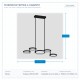 ПЕНДЕЛ LED 48W ЧЕРЕН 930X280X290 ПЕНДЕЛ LED 48W ЧЕРЕН 930X280X290