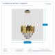 ПЕНДЕЛ КРЪГЪЛ LED 27W 40СМ ЗЛАТО/КРИСТАЛ ПЕНДЕЛ КРЪГЪЛ LED 27W 40СМ ЗЛАТО/КРИСТАЛ