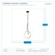 ПЕНДЕЛ LED 5W + G9 ЧЕРЕН/ЗЛАТЕН Ø30*H120CM 3 CCT ПЕНДЕЛ LED 5W + G9 ЧЕРЕН/ЗЛАТЕН Ø30*H120CM 3 CCT