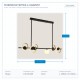 ПЕНДЕЛ LINEAR LED 33W+G9 3000K ЗЛАТО/ЧЕРНО ПЕНДЕЛ LINEAR LED 33W+G9 3000K ЗЛАТО/ЧЕРНО