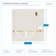 LIGHT FIXTURES HANGING LINEAR LED 50W+1xG9 3000Κ 150x36 GOLD 144-16007 LIGHT FIXTURES HANGING LINEAR LED 50W+1xG9 3000Κ 150x36 GOLD 144-16007
