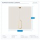 LIGHT FIXTURES HANGING LINEAR LED 16W 16x49 GOLD 3CCT 144-16012 LIGHT FIXTURES HANGING LINEAR LED 16W 16x49 GOLD 3CCT 144-16012