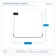 ПЕНДЕЛ LINEAR LED 20W ЧЕРЕН L90*H120CM, 3 CCT ПЕНДЕЛ LINEAR LED 20W ЧЕРЕН L90*H120CM, 3 CCT