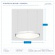 LIGHT FIXTURES HANGING LED40W 3000Κ 50x9 WHITE 144-17000 LIGHT FIXTURES HANGING LED40W 3000Κ 50x9 WHITE 144-17000