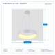 ПЕНДЕЛ КРЪГЪЛ LED 40W 3000K Φ60 СМ БЯЛ ПЕНДЕЛ КРЪГЪЛ LED 40W 3000K Φ60 СМ БЯЛ