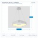 ПЕНДЕЛ LED КВАДРАТЕН 40W 3000K БЯЛ 60X60 ПЕНДЕЛ LED КВАДРАТЕН 40W 3000K БЯЛ 60X60