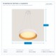 ПЕНДЕЛ КРЪГЪЛ LED 50W 3000K Ø60 БЯЛ/ДЪБ