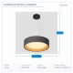 ВИСЯЩ LED ПЕНДЕЛ 50W 3000K Ø60 ЧЕРЕН/ДЪБ ВИСЯЩ LED ПЕНДЕЛ 50W 3000K Ø60 ЧЕРЕН/ДЪБ