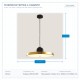 ПЕНДЕЛ LED 36W Φ40X13 ЧЕРЕН/ЗЛАТЕН ПЕНДЕЛ LED 36W Φ40X13 ЧЕРЕН/ЗЛАТЕН