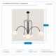 LIGHT FIXTURES HANGING 6xG9W 100x85 BLACK 144-20006 LIGHT FIXTURES HANGING 6xG9W 100x85 BLACK 144-20006