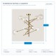 LIGHT FIXTURES HANGING 8xG4 125x75 GOLD 144-20016 LIGHT FIXTURES HANGING 8xG4 125x75 GOLD 144-20016