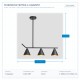 Ceiling Light Fixtures 3xΕ27 50x13x67 BLACK MATT/GOLD 144-24001 Ceiling Light Fixtures 3xΕ27 50x13x67 BLACK MATT/GOLD 144-24001