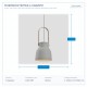 HIGH BAY LIGHTING E27 Φ195x400 GREY/WHITE 144-27005 HIGH BAY LIGHTING E27 Φ195x400 GREY/WHITE 144-27005
