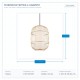 ПЕНДЕЛ SIMPLE E27 D30XH172 БАМБУК ПЕНДЕЛ SIMPLE E27 D30XH172 БАМБУК