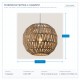LIGHT FIXTURES HANGING SIMPLE E27 Φ255x230 GREY ROPE 144-32000 LIGHT FIXTURES HANGING SIMPLE E27 Φ255x230 GREY ROPE 144-32000