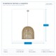ПЕНДЕЛ RATTAN D50X200 E27 ПЕНДЕЛ RATTAN D50X200 E27