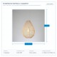 LIGHT FIXTURES HANGING SIMPLE E27 MAX 60W D37x200 RATTAN NATURAL COLOUR 144-33019