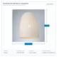 ПЕНДЕЛ RATTAN БЯЛ E27 60W ПЕНДЕЛ RATTAN БЯЛ E27 60W