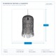 ПЕНДЕЛ RATTAN ЧЕРЕН E27 60W ПЕНДЕЛ RATTAN ЧЕРЕН E27 60W