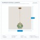 LIGHT FIXTURES HANGING VITRO Φ20x22 E27 BLUE/GOLD 144-40001 LIGHT FIXTURES HANGING VITRO Φ20x22 E27 BLUE/GOLD 144-40001