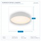 ТЕЛЕ ЗА ТАВАН LED 80W Ø800MM 3000K БЯЛО ТЕЛЕ ЗА ТАВАН LED 80W Ø800MM 3000K БЯЛО