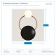 WALL MOUNTED LED G9*2 3000K 26x45 GOLD/BLACK 144-55005 WALL MOUNTED LED G9*2 3000K 26x45 GOLD/BLACK 144-55005