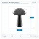 TABLE LAMP TOUCH RECHARGEABLE LED 1,9W 2700Κ DIMMABLE BLACK 144-70005