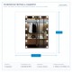 LED MAKE UP RECTANGULAR MIRROR  50x70 CM 144-88009