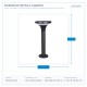 СОЛАРНА КОЛОНА С ДАТЧИК ЗА ДВИЖЕНИЕ 3,8W 500LM 3CCT IP44