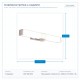 LIGHT FIXTURE LED FOR BATHROOM 10W 4000K 450x50x90 IP20 CHROME 145-21003 LIGHT FIXTURE LED FOR BATHROOM 10W 4000K 450x50x90 IP20 CHROME 145-21003