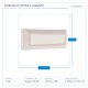 LED СТЪПКОВО ОСВЕТЛЕНИЕ ЗА СТЕНА 4W IP65 3000K 200X80MM БЯЛО LED СТЪПКОВО ОСВЕТЛЕНИЕ ЗА СТЕНА 4W IP65 3000K 200X80MM БЯЛО
