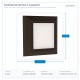 СТЕННА LED СТЪПКОВИДНА ЛАМПА SLIM 3W IP65 3000K ЧЕРНА СТЕННА LED СТЪПКОВИДНА ЛАМПА SLIM 3W IP65 3000K ЧЕРНА
