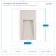 СТЕННА LED ЛАМПА SLIM 3W IP65 3000K 90X150MM БЯЛА СТЕННА LED ЛАМПА SLIM 3W IP65 3000K 90X150MM БЯЛА