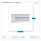 СТЕННА LED СТЪПКОВИДНА ЛАМПА 2W IP65 3CCT БЯЛА СТЕННА LED СТЪПКОВИДНА ЛАМПА 2W IP65 3CCT БЯЛА