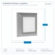 LED СТЪПКОВО ОСВЕТЛЕНИЕ ЗА СТЕНА 3W 3CCT IP65 СИВО LED СТЪПКОВО ОСВЕТЛЕНИЕ ЗА СТЕНА 3W 3CCT IP65 СИВО
