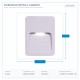LED СТЕННА ЛАМПА SLIM 2W 3000K БЯЛА LED СТЕННА ЛАМПА SLIM 2W 3000K БЯЛА