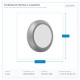 ОВАЛНО СТЕННО ТЯЛО LED 4W 3CCT IP65 СИВО ОВАЛНО СТЕННО ТЯЛО LED 4W 3CCT IP65 СИВО