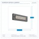 СТЕННА ЛАМПА С РЕШЕТКА LED 6W 255X42X90 3CCT IP65 ТЪМНО СИВ СТЕННА ЛАМПА С РЕШЕТКА LED 6W 255X42X90 3CCT IP65 ТЪМНО СИВ