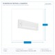 LED СТЕННА ЛАМПА 6W 3CCT IP65 БЯЛА LED СТЕННА ЛАМПА 6W 3CCT IP65 БЯЛА