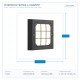 LED СТЕННО ТЯЛО 6W 3CCT IP65 ЧЕРНО LED СТЕННО ТЯЛО 6W 3CCT IP65 ЧЕРНО