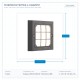 LED СТЕННО ТЯЛО 6W 3CCT IP65 СИВО LED СТЕННО ТЯЛО 6W 3CCT IP65 СИВО