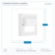 LED СТЕННО ТЯЛО 6W 3CCT IP65 БЯЛО