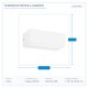 LED СТЕННО ТЯЛО 12W 3CCT IP65 БЯЛО