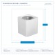 ПОВЪРХНОСТЕН LED ПАНЕЛ 30W 4000K БЯЛ
