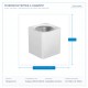 ПОВЪРХНОСТЕН LED ПАНЕЛ 30W 3000K БЯЛ ПОВЪРХНОСТЕН LED ПАНЕЛ 30W 3000K БЯЛ
