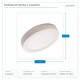 SURFACE MOUNTED LED SLIM LIGHT Φ300 24W 3000K WHITE PLUS 145-68026 SURFACE MOUNTED LED SLIM LIGHT Φ300 24W 3000K WHITE PLUS 145-68026