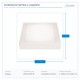 ПРОФЕСИОНАЛНО LED ПАНЕЛО ЗА ВГРАЖДАНЕ 120X120 6W 6500K БЯЛО