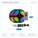 LED STRIP KIT 2 X 5 METERS 14,4W + DRIVER + CONTROLLER 12V RGB IP20 145-70042 LED STRIP KIT 2 X 5 METERS 14,4W + DRIVER + CONTROLLER 12V RGB IP20 145-70042