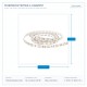 LED ЛЕНТА 5М 14,4W 12V 3000K IP20 PLUS
