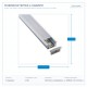 PROFILE RECESSED SINGLE 2000*24,7*16,8 90° 145-70905 PROFILE RECESSED SINGLE 2000*24,7*16,8 90° 145-70905